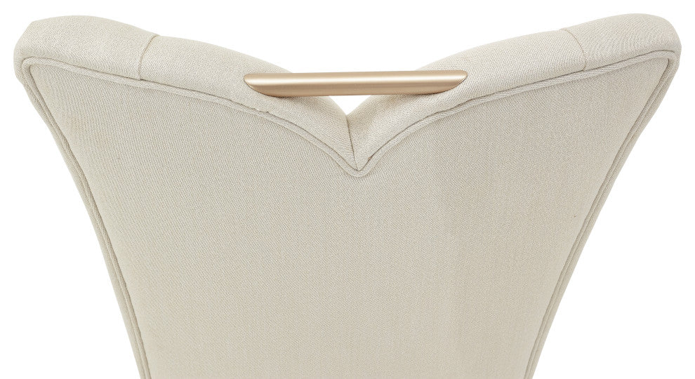La Rachelle Dining Side Chair, Set of 2 - Medium Champagne