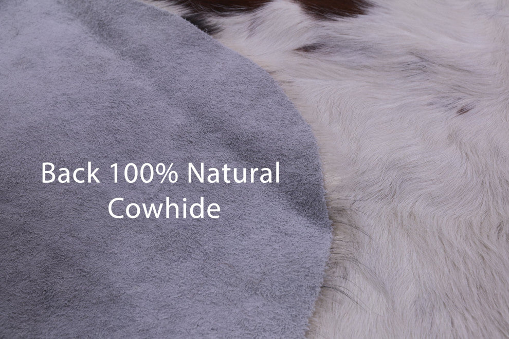 7' 6" X 5' 9" Natural Cowhide Rug C2254