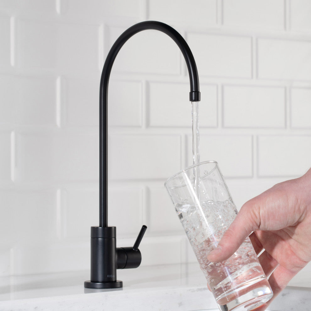 Purita Drinking Water Dispenser Beverage Kitchen Faucet, Matte Black