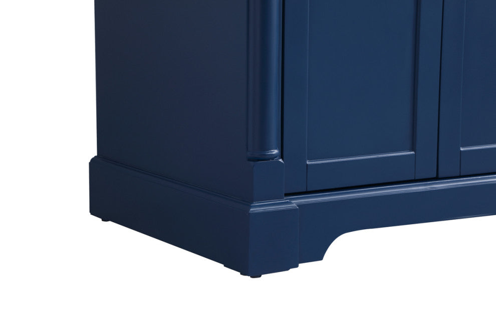 Home Living 42" Single Bathroom Vanity, Blue