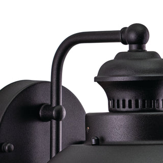 Harwich 8" Outdoor Wall Light Textured Black