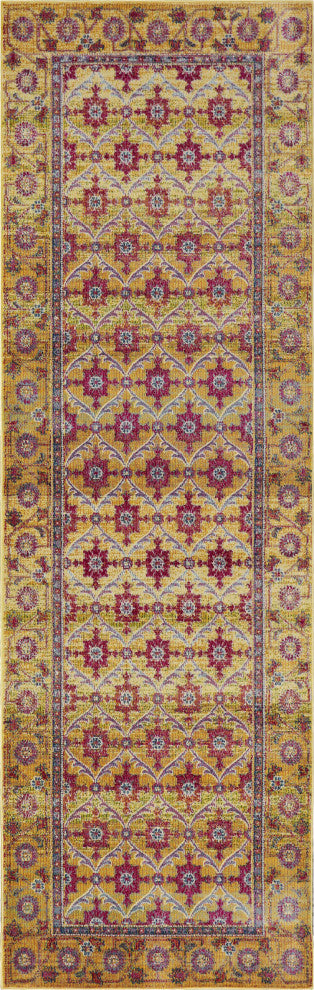 118" X 158" Gold Polypropylene Rug