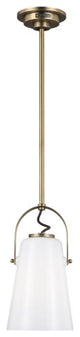 Generation Lighting, LP1011TWB, Mini Pendant, Time Worn Brass