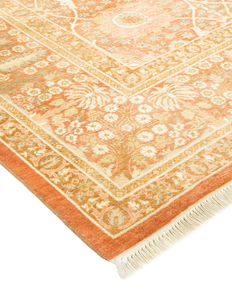 Ruby, One-of-a-Kind Hand-Knotted Area Rug Brown, 6'1"x9'0"
