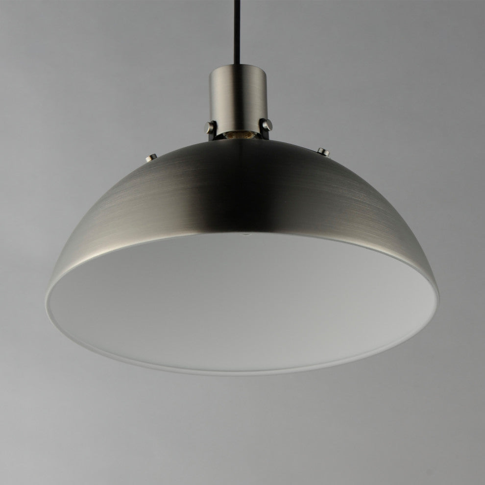 Maxim 12045 Dawn 15"W Pendant - Antique Brass / Black