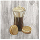 "Coffee Time I on Wood" Digital Paper Print by Silvia Vassileva, 20"x20"