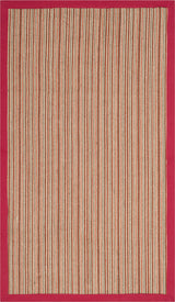 Safavieh Natural Fiber Nf132B Rug, Brown/Red, 5'0"x8'0"