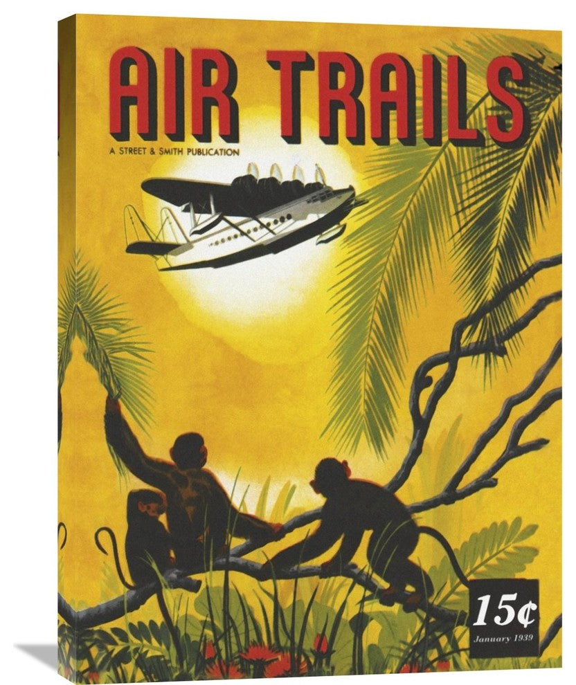 Seaplane Over The Tropics, 24"X32"