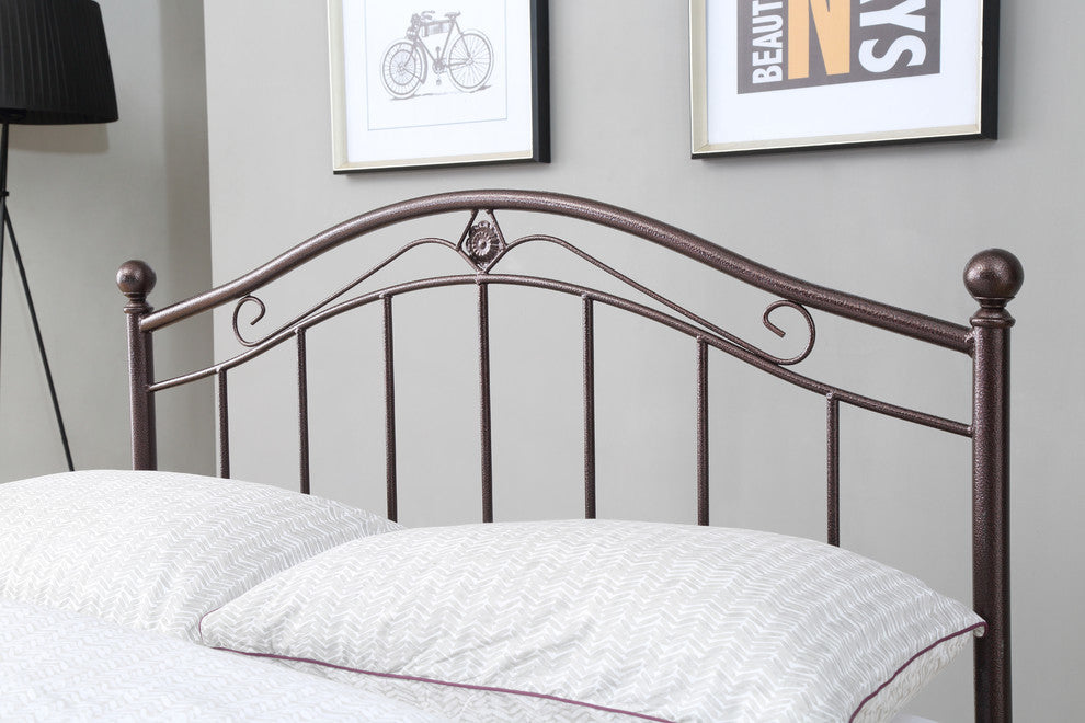 Metal Bed, Bronze, Full