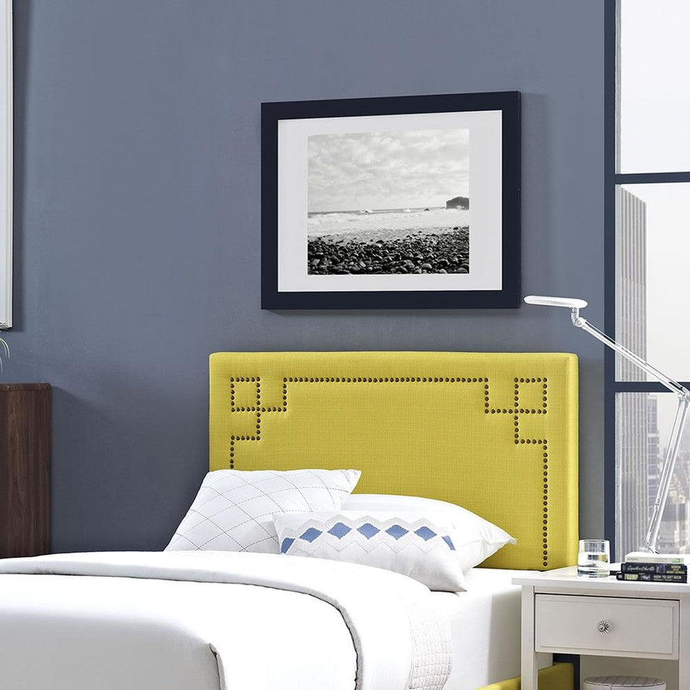 Josie Twin Upholstered Fabric Headboard