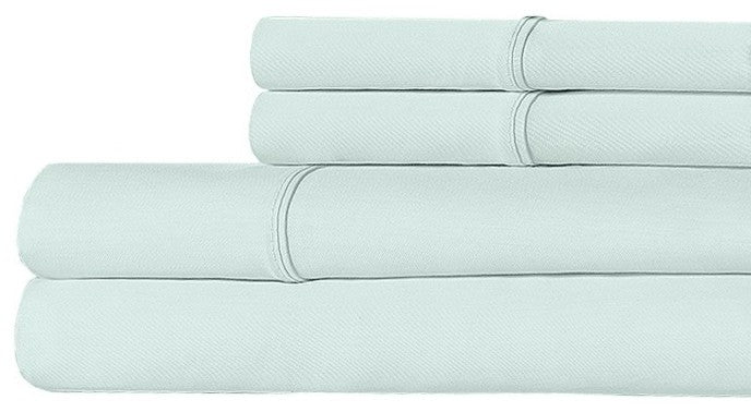 100% Cotton Percale 300TC 4-Piece Sheet Set