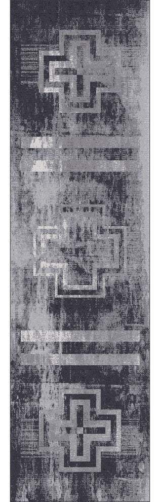 Distressed Bounty, Gray, 2'x8'