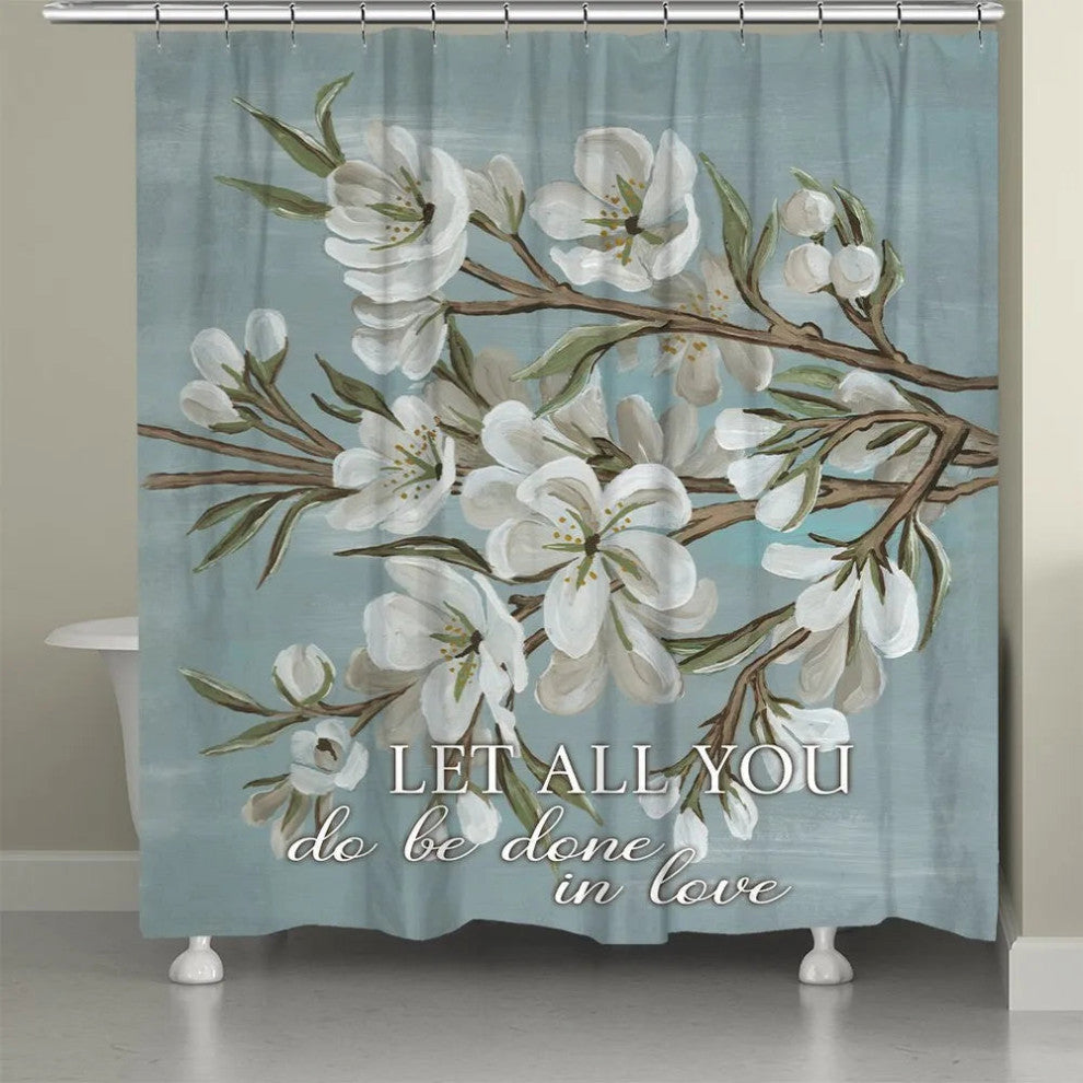Laural Home Be Done In Love Shower Curtain