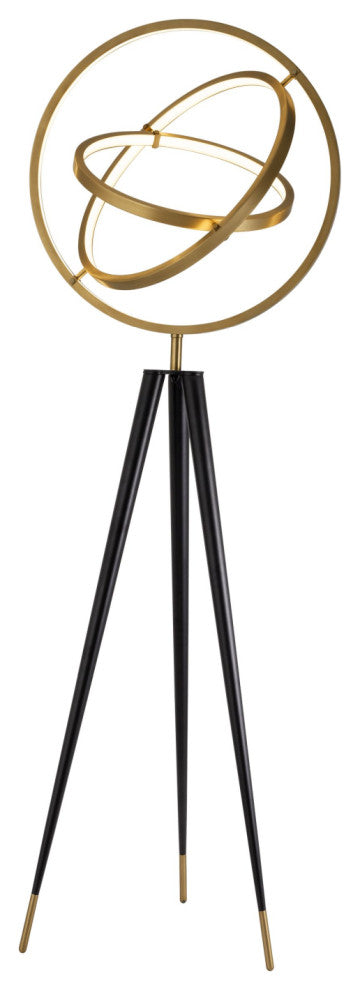 Brass Antique Floor Lamp | Eichholtz Cassini