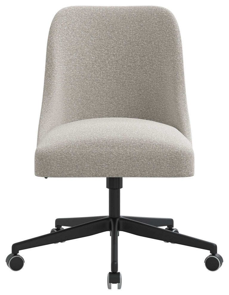 Upholstered Office Chair, Milano Elephant