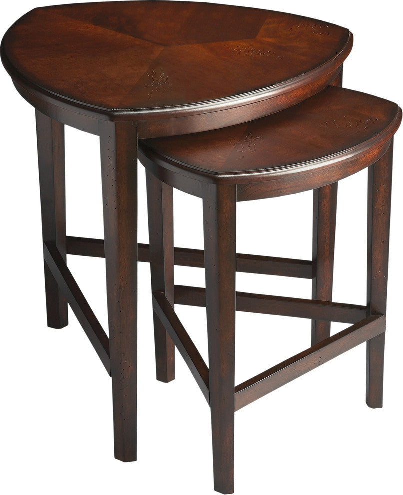 Finnegan Nesting Tables, Set Of 2, Dark Brown