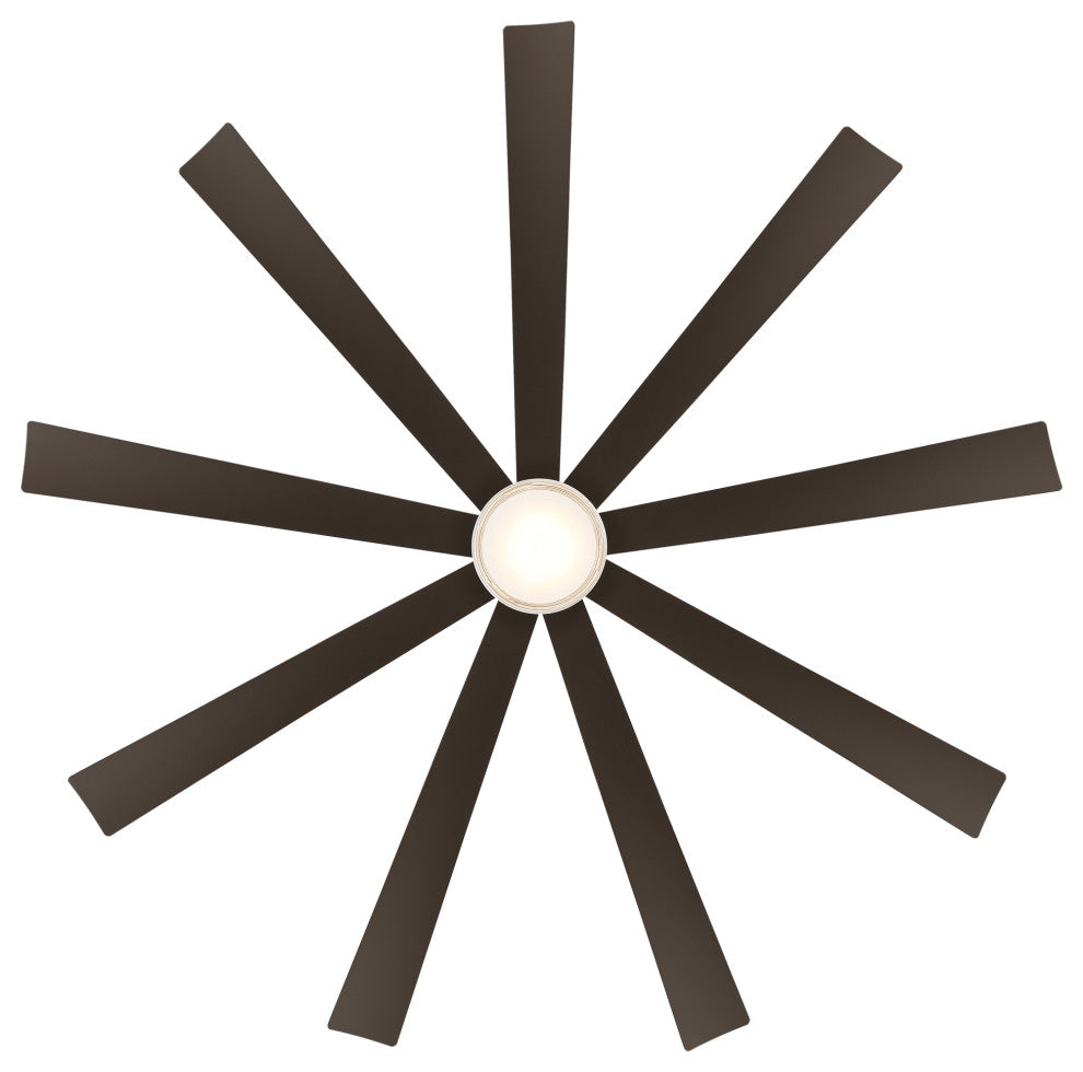 Wynd XL Indoor/Outdoor Smart Ceiling Fan, 72", Bronze, 2700K Light Kit