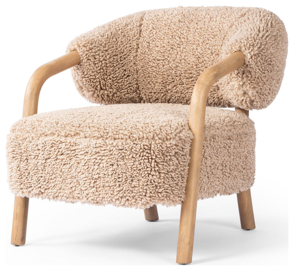 Brodie Chair Andes Toast, Smoked Grey