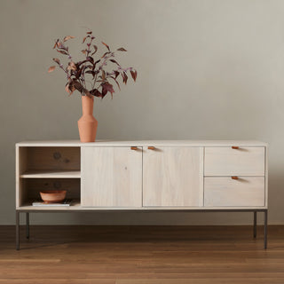 Trey Media Console, Dove Poplar
