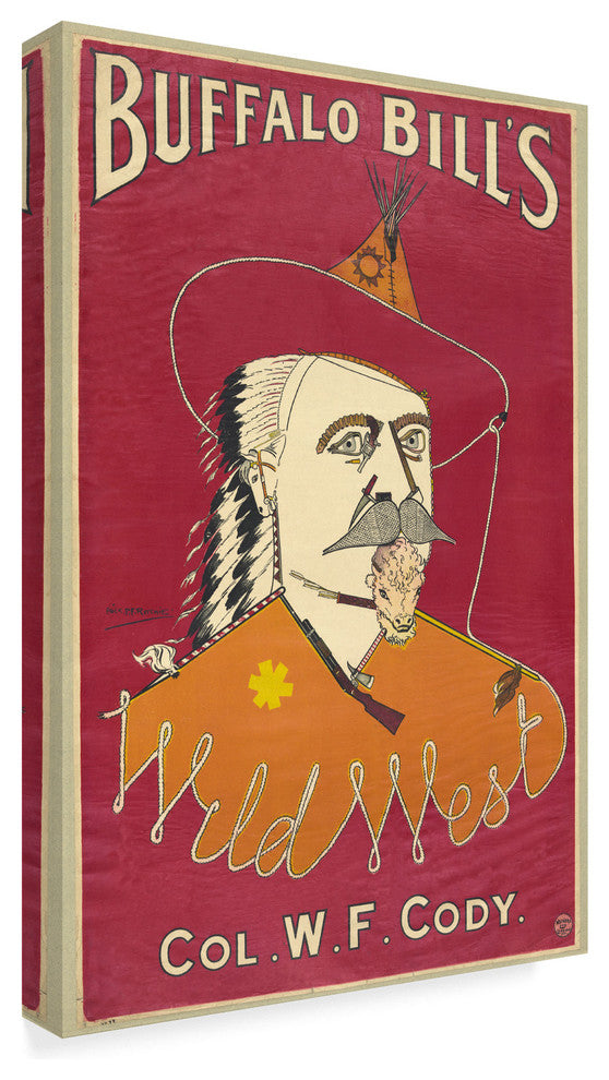 Alick P.F. Ritchie 'Buffalo Bills Wild West' Canvas Art