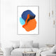 "The space in between 63" Framed Canvas by Giant Art 24"x32"