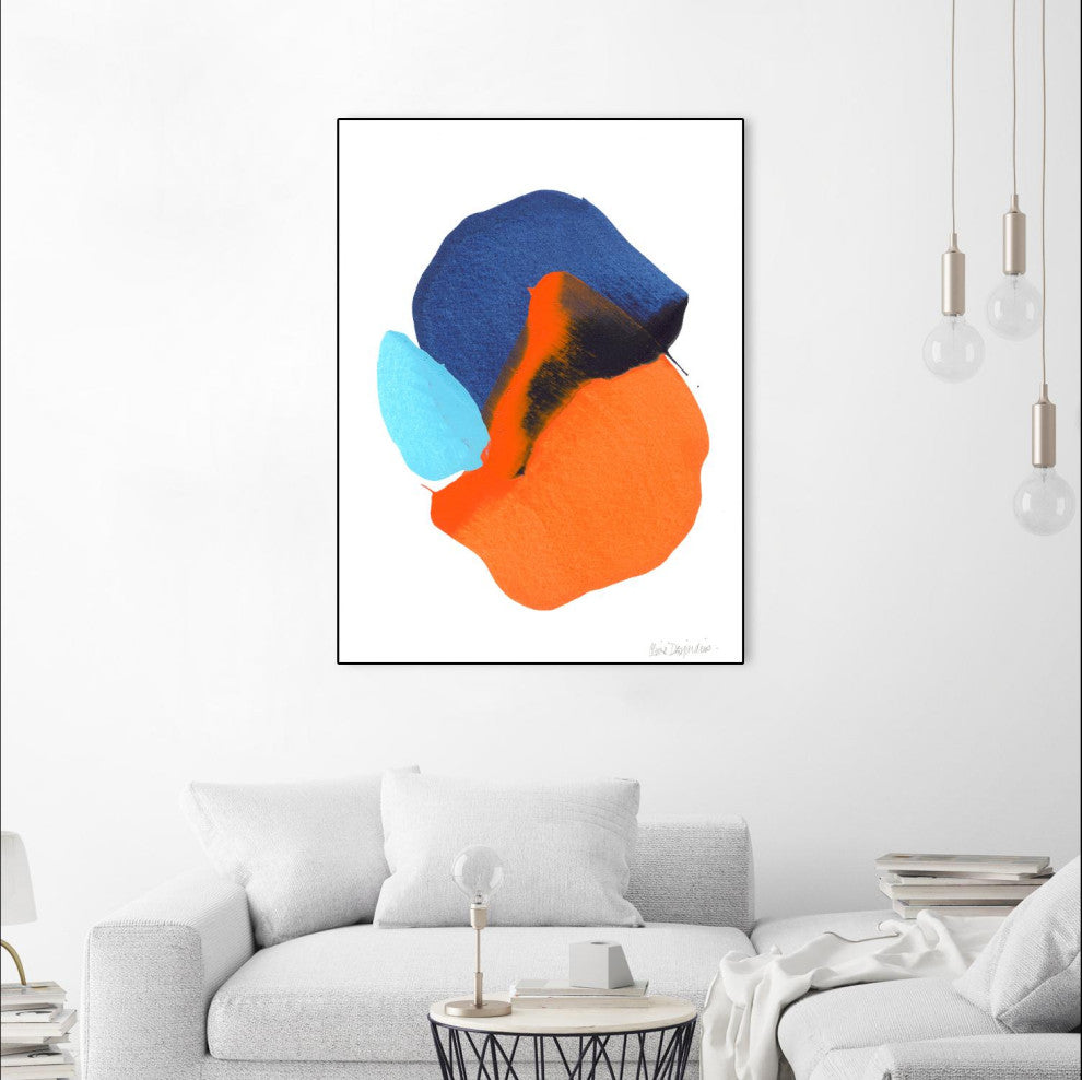 "The space in between 63" Framed Canvas by Giant Art 24"x32"
