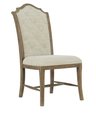 Bernhardt Rustic Patina Side Chair, Peppercorn Finish