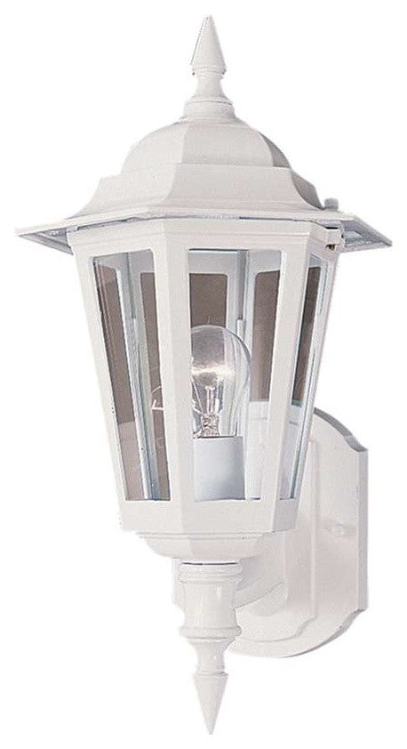 Maxim Builder Cast 1-Light Outdoor Wall Mount White - 3000CLWT