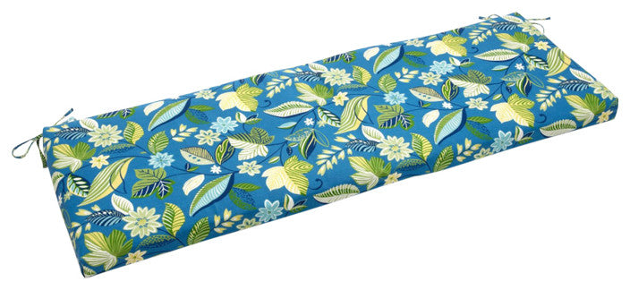 57"x19" Outdoor Spun Polyester Loveseat Cushion, Skyworks Caribbean