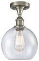 Innovations Lighting 516-1C-SN-G124-8-LED Athens 1 Light 8" Semi-Flush Mount