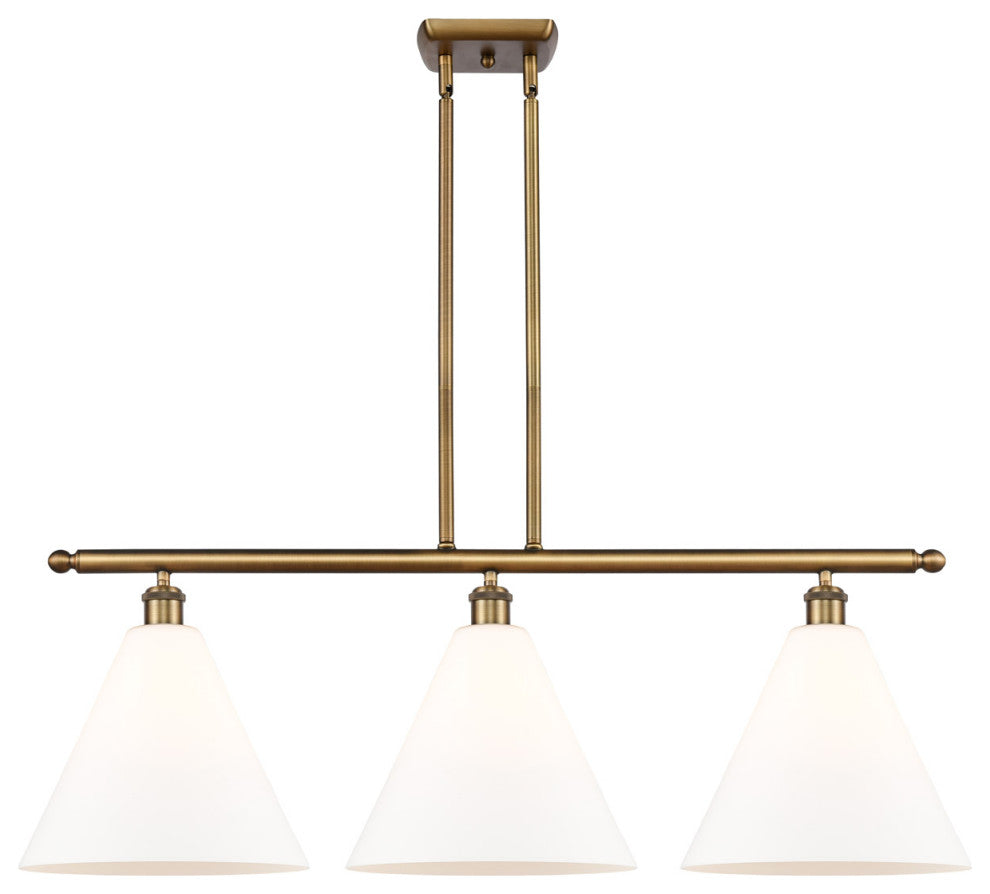 Innovations 516-3I-BB-GBC-121-LED 3 Light Island Light, Brushed Brass