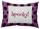 Halloween Spooky Dots Accent Pillow, Orchid, 14"x20"