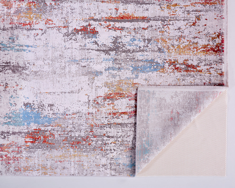 Weave & Wander Lindstra Ivory/Multi 3'1"x10' Rug