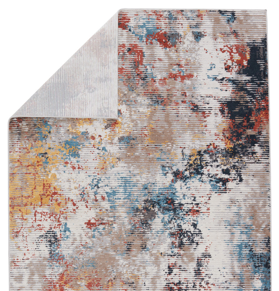 Vibe by Jaipur Living Bardane Abstract Multicolor Area Rug, 2'6"x8'