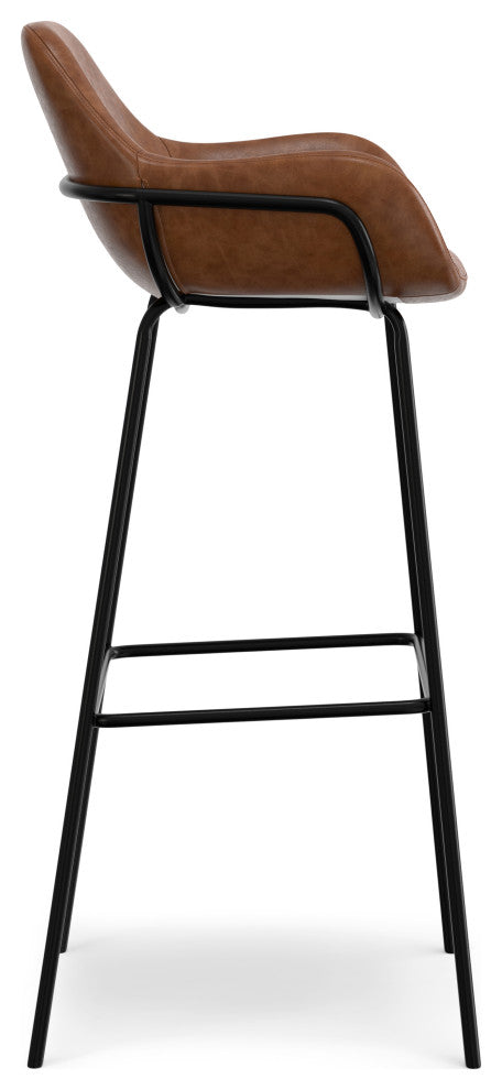 Mira Bar Stool, Distressed Tan