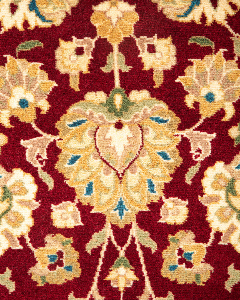 Mogul, One-of-a-Kind Hand-Knotted Area Rug Red, 4'1"x6'1"