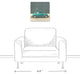 Faded Blue Beetle Bug Car 16x16 Canvas Wall Art
