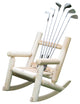 Childrens Golf Club Log Rocker