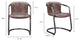 Industrial Freeman Dining Chair Light Brown - M2 - Brown