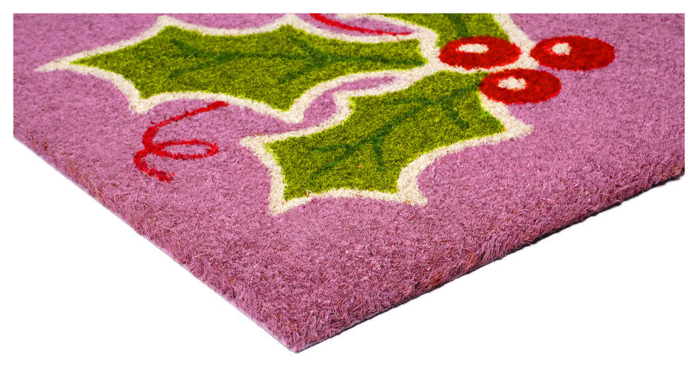 Calloway Mills Holly Berry Doormat, 24" X 36"
