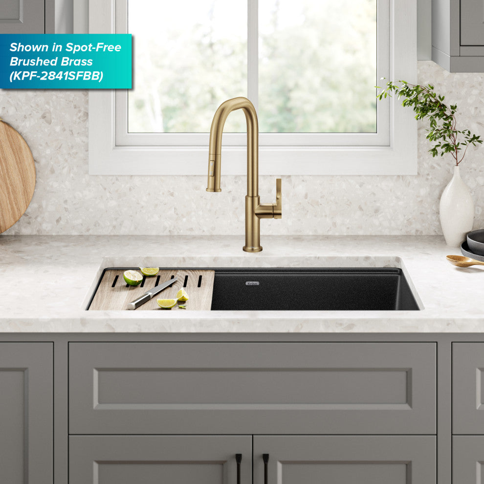 KRAUS Torak 2-Function Single Handle Pull Down Kitchen Faucet SFS