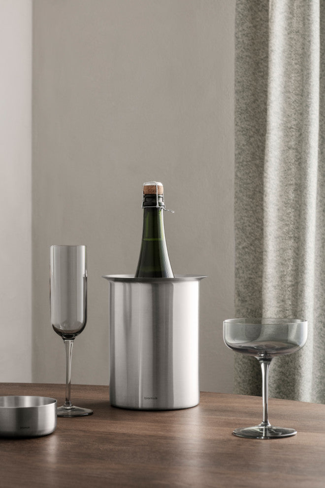 Fuum Champagne Flute Glasses Set of 4, Fungi