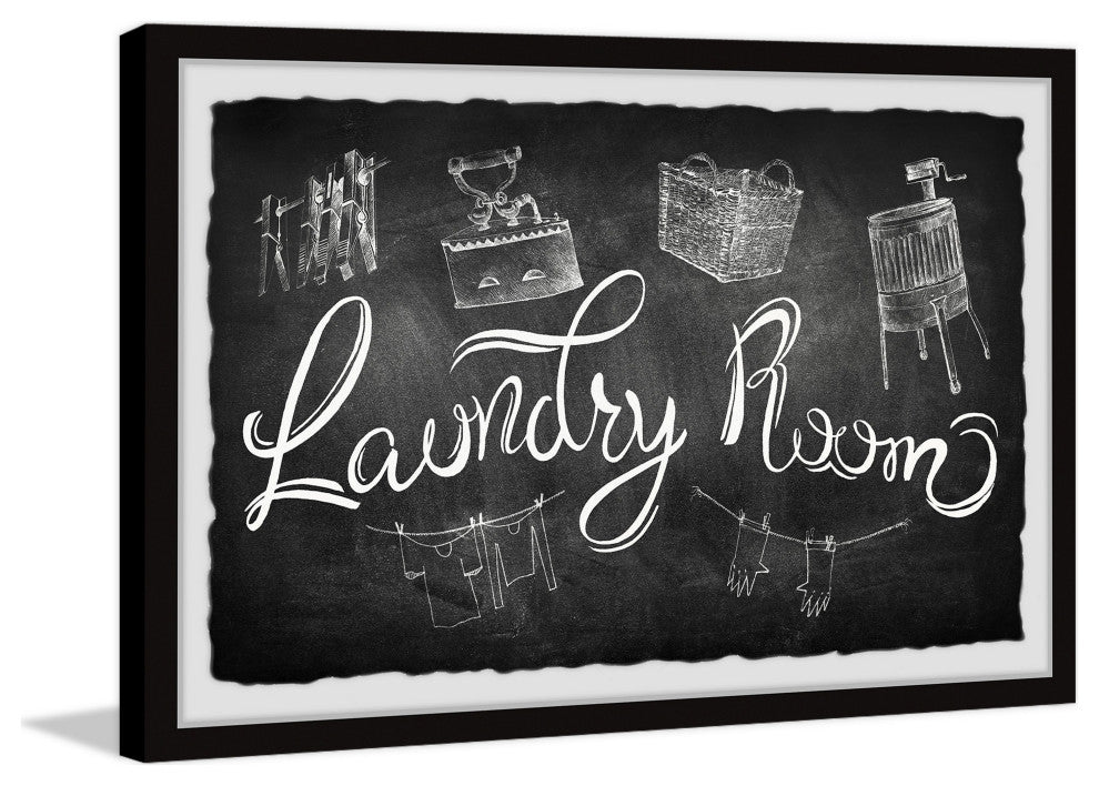 "Laundry Room" Framed Painting Print, 45x30