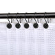Utopia Alley Shower Hooks - Double Shower Curtain Rings for Bathroom, Set of 12, Black