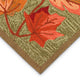Ravella Falling Leaves Border Indoor/Outdoor Rug Moss 7'6"x9'6"