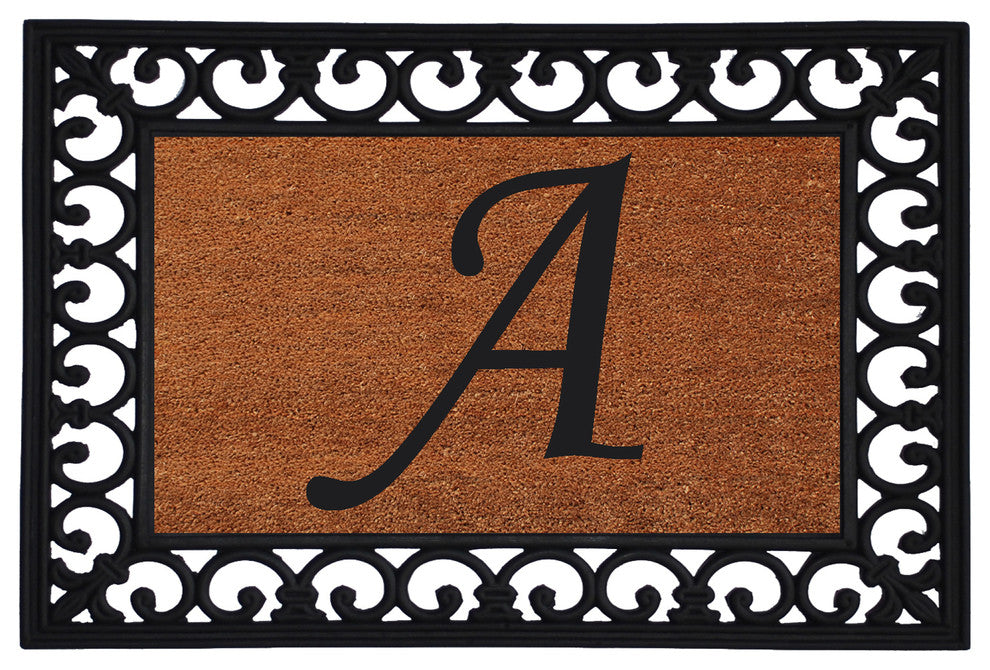 Monogram Insert Doormat 19"x25", Letter A