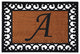 Monogram Insert Doormat 19"x25", Letter A