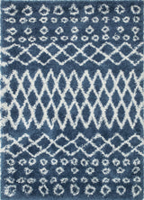 Noori Rug Shag Roy Blue/Ivory Rug
