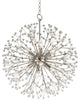 Dunkirk, 8 Light Chandelier, Polished Nickel Finish, Crystals