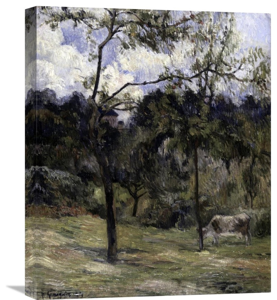 "Landscape of Normandy" Stretched Canvas Giclee by Paul Gauguin, 18"x22"